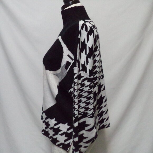 AKIRA Sunglasses Red Lips Lady mock neck knit sweater top Size Sz Medium Md M - Picture 7 of 16